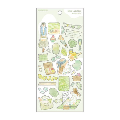 Kamio Mon Atelier Tracing Sticker - Green 213524