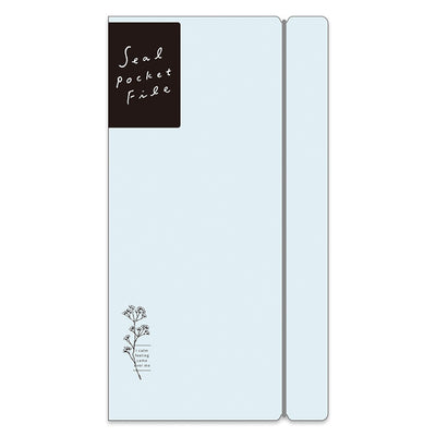 Mind Wave Seal Pocket File - Blue Sticker Storage Book 57962