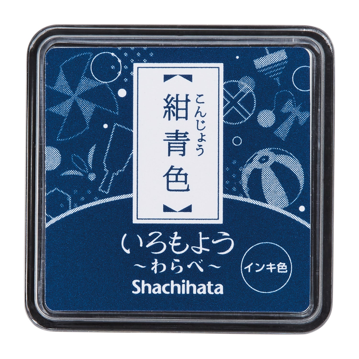 Shachihata Iromoyo Mini Ink Pad - Navy Blue (紺青色) – Meowashi