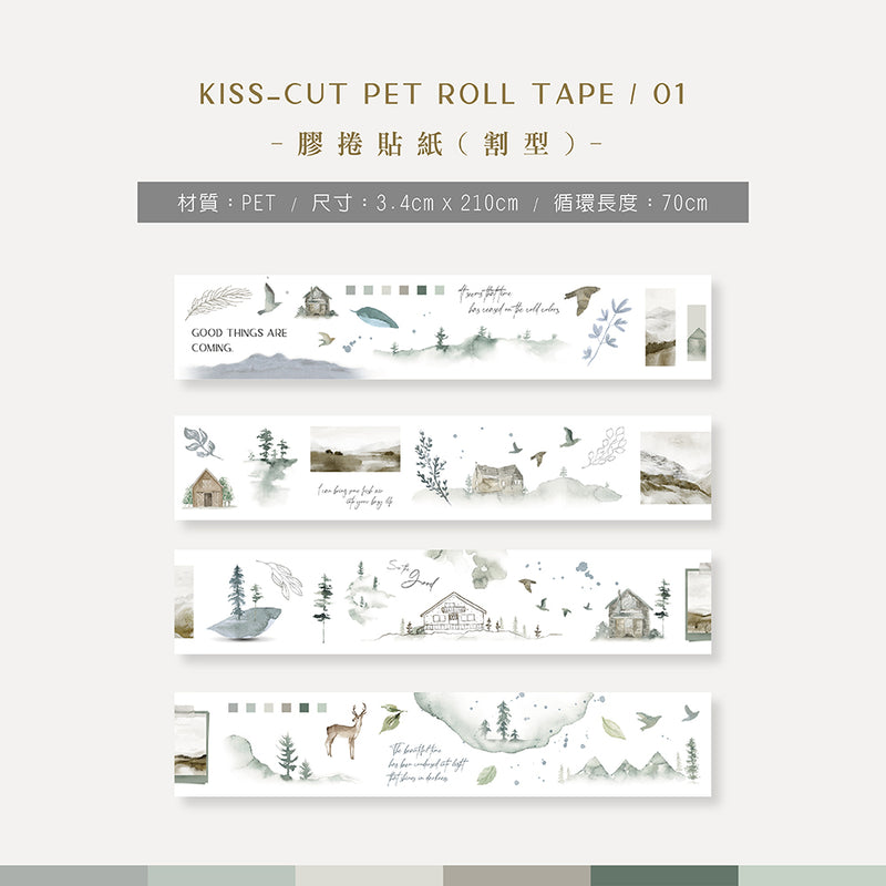 MU Kiss-Cut PET Roll Tape 