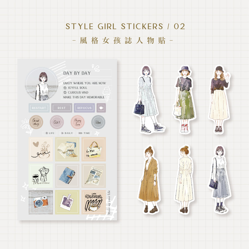 MU Girl Sticker Set 