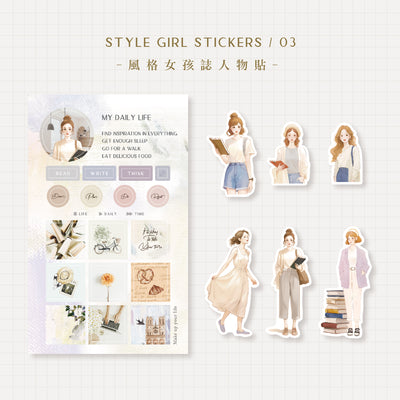 MU Girl Sticker Set #3 BSGS-03