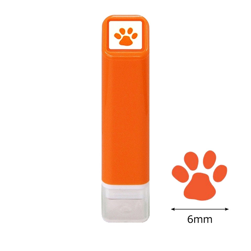 KODOMO NO KAO Mini Self-inking Stamp - Paw 0556-539