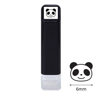 KODOMO NO KAO Mini Self-inking Stamp - Panda 0556-682