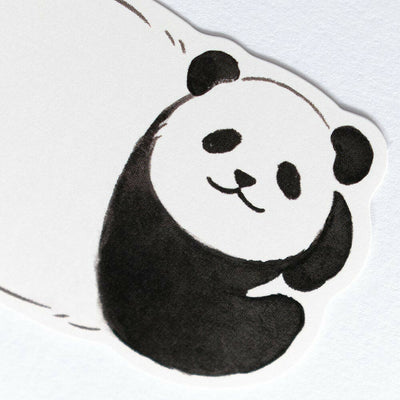 NB Fluffy Animals Message Card - Panda 1204501