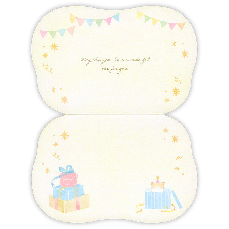 NB Gold Foil Birthday Card - Cat 1206305
