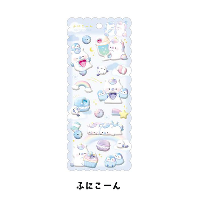 CRUX Mochi Mochi Marshmallow Puffy Sticker - Unicorn 121884