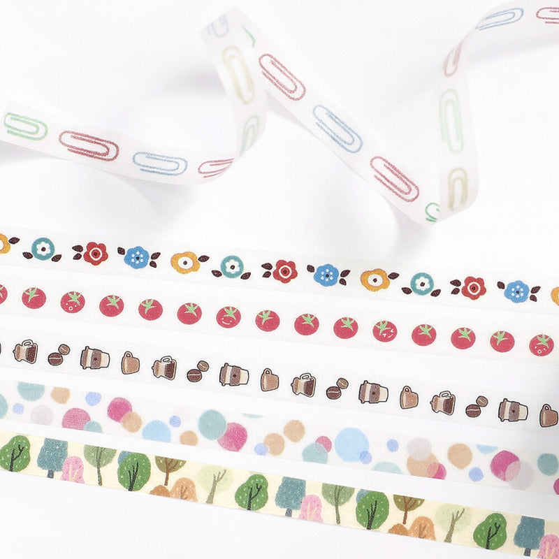 BGM Basic Series Skinny Washi Tape - Paper Clip