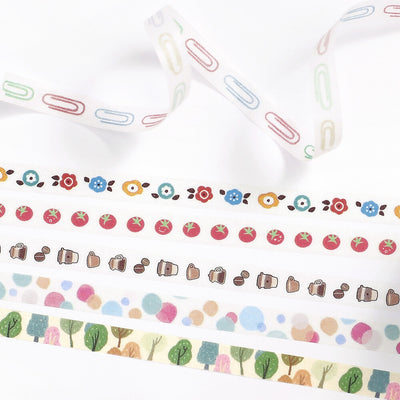 BGM Skinny Washi Tape - Coffee Time