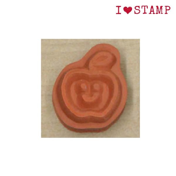 Smiley face stamp on a beige background with &