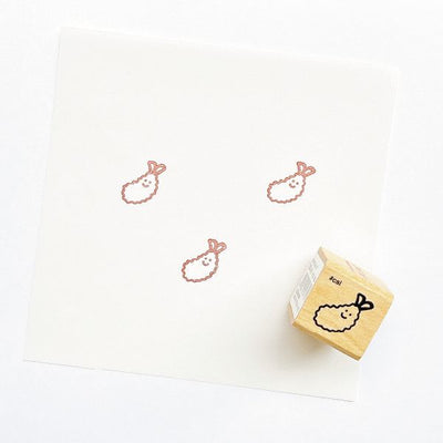 KODOMO NO KAO "I Love Stamp" Rubber Stamp - Fried Shrimp 1530-045