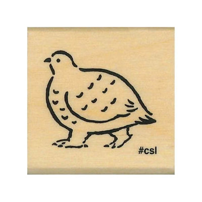 KODOMO NO KAO "I Love Stamp" Rubber Stamp - Grouse 1533-092