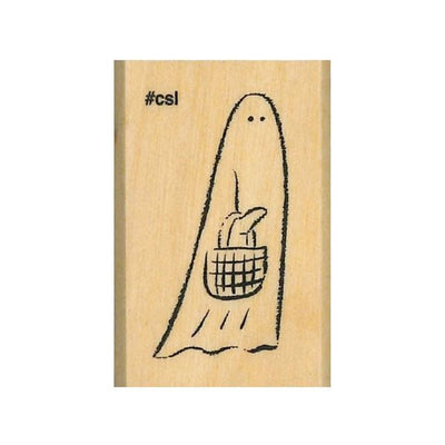 KODOMO NO KAO "I Love Stamp" Rubber Stamp - Ghost (Shopping) 1533-095