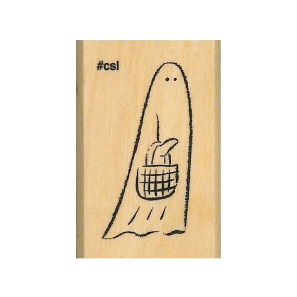 KODOMO NO KAO "I Love Stamp" Rubber Stamp - Ghost (Shopping) 1533-095