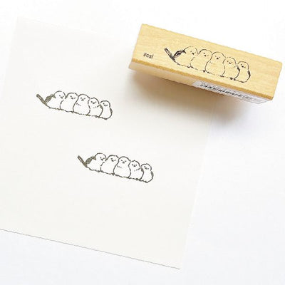 KODOMO NO KAO "I Love Stamp" Rubber Stamp - Shimaenaga 1533-096