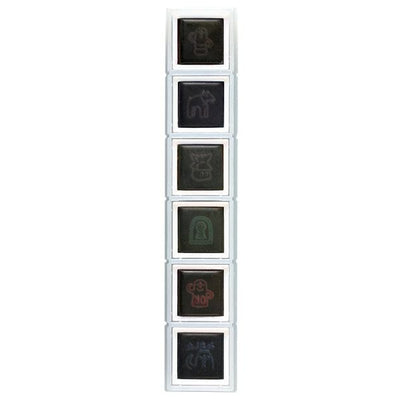 KODOMO NO KAO Pochitto6 Push-Button Self-inking Stamp - Haniwa 1850-010