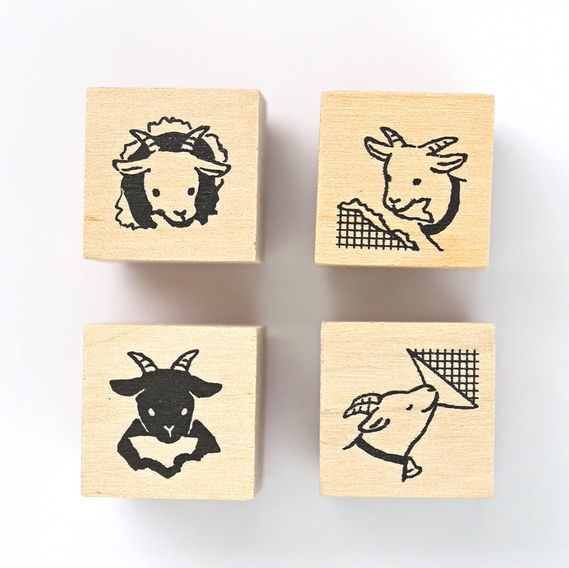 NB Mischief in the Margins Rubber Stamp Set - Goat 2047701