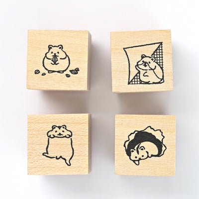 NB Mischief in the Margins Rubber Stamp Set - Hamster 2047702
