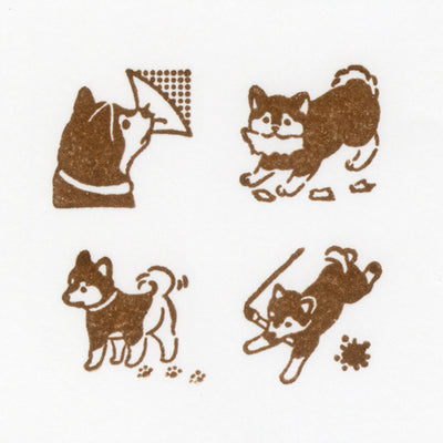 NB Mischief in the Margins Rubber Stamp Set - Shiba Dog 2047706