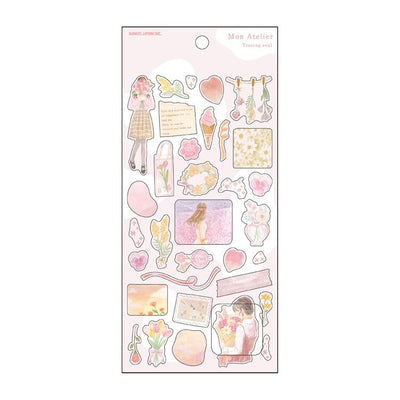 Kamio Mon Atelier Tracing Sticker - Pink 213528