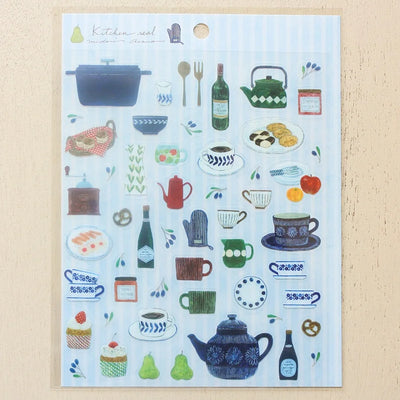 Cozyca Products x Midori Asano Clear Sticker - Kitchen Seal  22-879