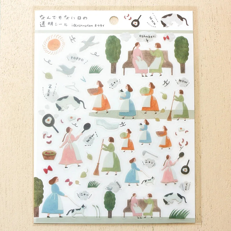 Cozyca Products x Necktie Clear Sticker - Ordinary Day 22-881