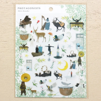 Cozyca Products x Akira Kusaka Clear Sticker - Protagonists 1 22-897