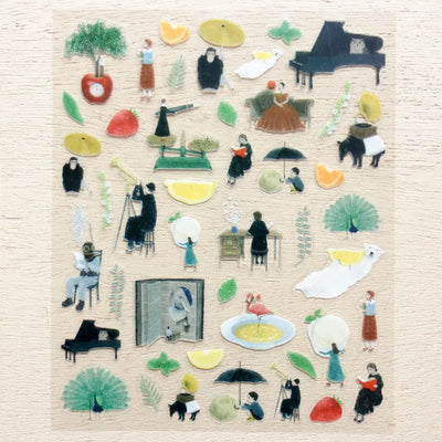 Cozyca Products x Akira Kusaka Clear Sticker - Protagonists 2 22-898