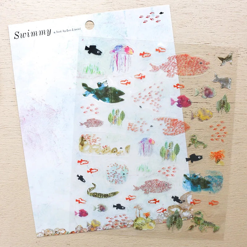 Cozyca Products x Leo Lionni Clear Sticker - Swimmy 22-906