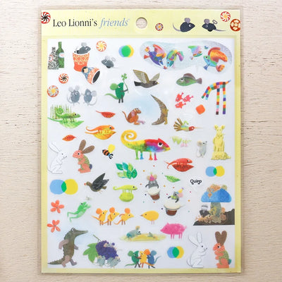 Cozyca Products x Leo Lionni Clear Sticker - Leo Lionni's Friends 22-908