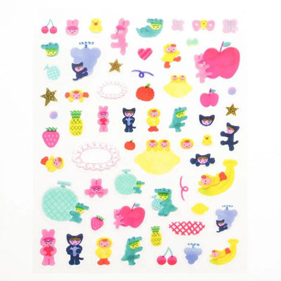 Cozyca Products x ITOI YUKI Clear Sticker - Fruits 22-979