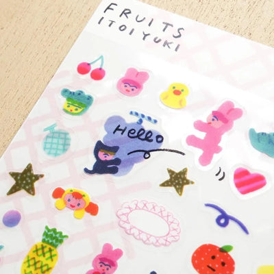 Cozyca Products x ITOI YUKI Clear Sticker - Fruits 22-979