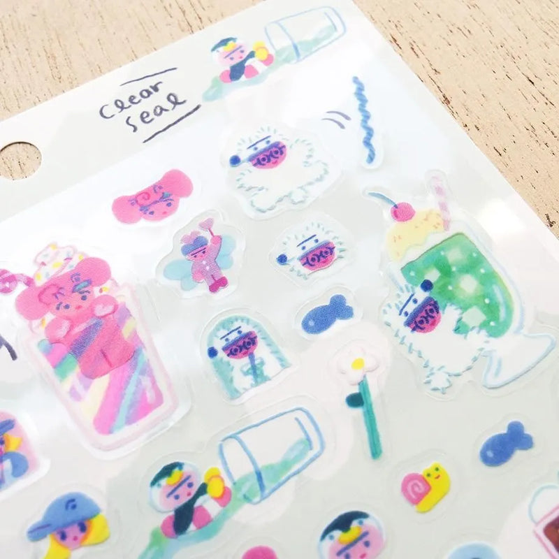 Cozyca Products x ITOI YUKI Clear Sticker - Juice 22-980