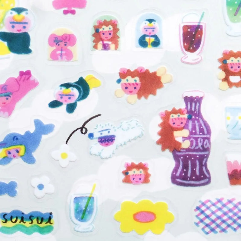 Cozyca Products x ITOI YUKI Clear Sticker - Juice 22-980