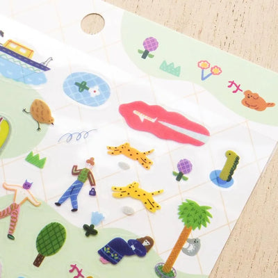 Cozyca Products x Suzuki Narumi Clear Sticker - A Day in the City 22-983