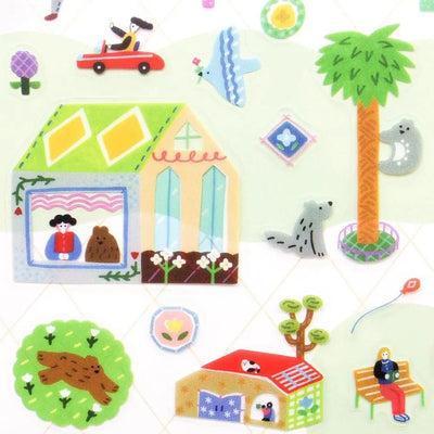 Cozyca Products x Suzuki Narumi Clear Sticker - A Day in the City 22-983