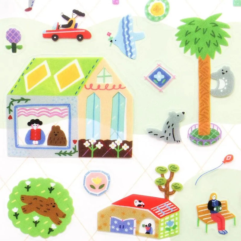 Cozyca Products x Suzuki Narumi Clear Sticker - A Day in the City 22-983