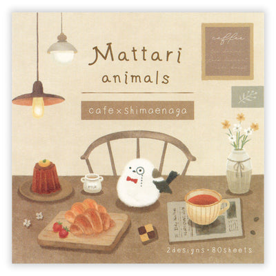 NB Mattari Animals Memo Pad - Cafe x Shimaenaga 2312201