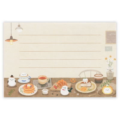 NB Mattari Animals Mini Letter Set - Cafe x Shimaenaga 2312301