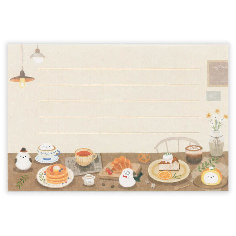 NB Mattari Animals Mini Letter Set - Cafe x Shimaenaga 2312301