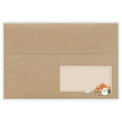 NB Mattari Animals Mini Letter Set - Cafe x Shimaenaga 2312301