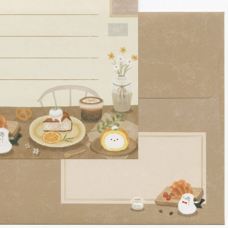 NB Mattari Animals Mini Letter Set - Cafe x Shimaenaga 2312301