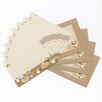 NB Mattari Animals Mini Letter Set - Cafe x Shimaenaga 2312301