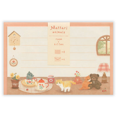 NB Mattari Animals Mini Letter Set - Room x Kitten 2312302