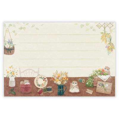 NB Mattari Animals Mini Letter Set - Flower x Momonga 2312303