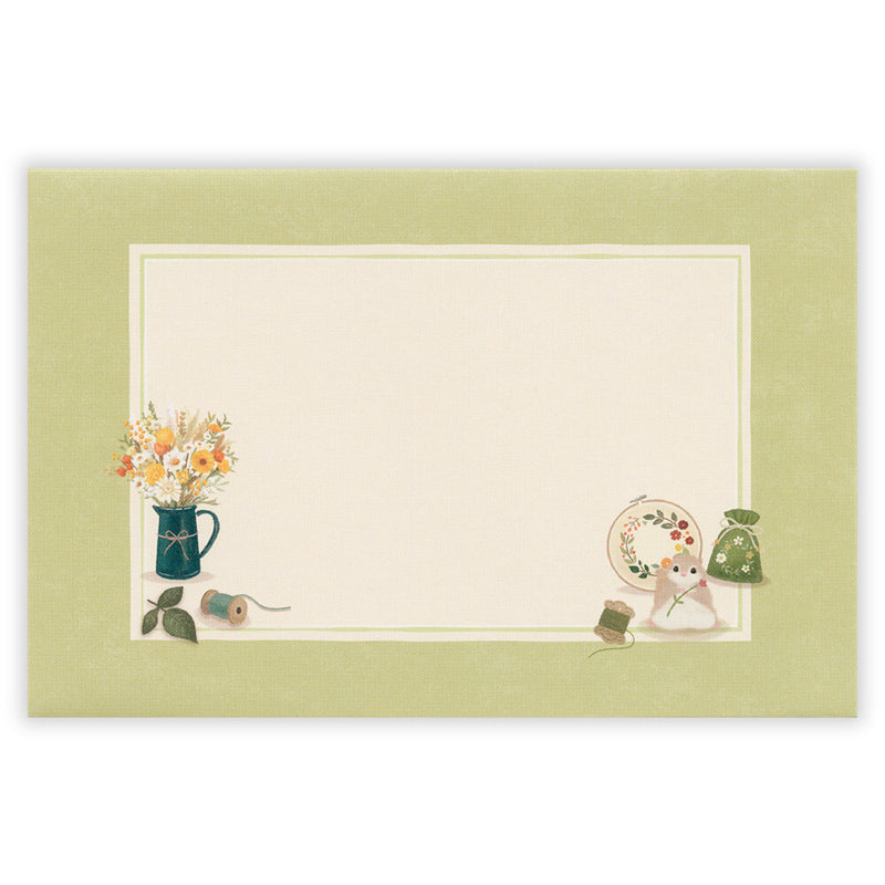 NB Mattari Animals Mini Letter Set - Flower x Momonga 2312303