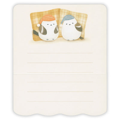 NB Mattari Animals Mini Letter Set - Night Shimaenaga 2312305