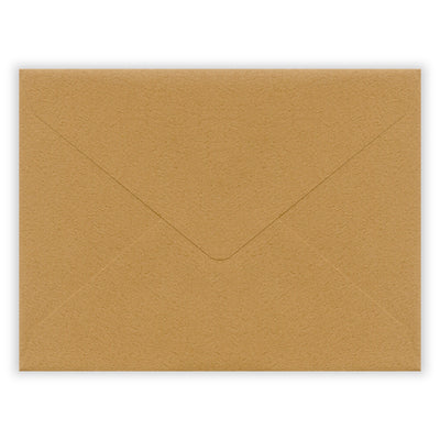 Brown envelope on a white background