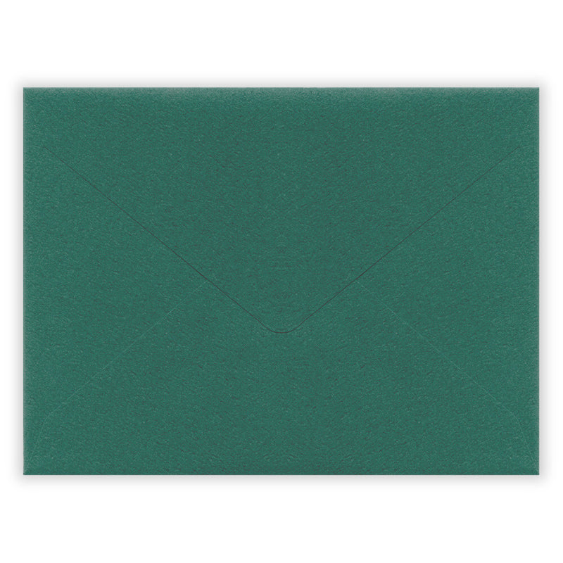 Green envelope on a white background