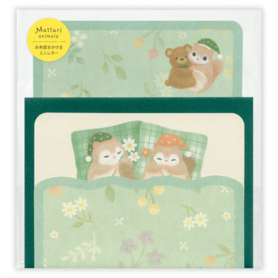 NB Mattari Animals Mini Letter Set - Night Momonga 2312307